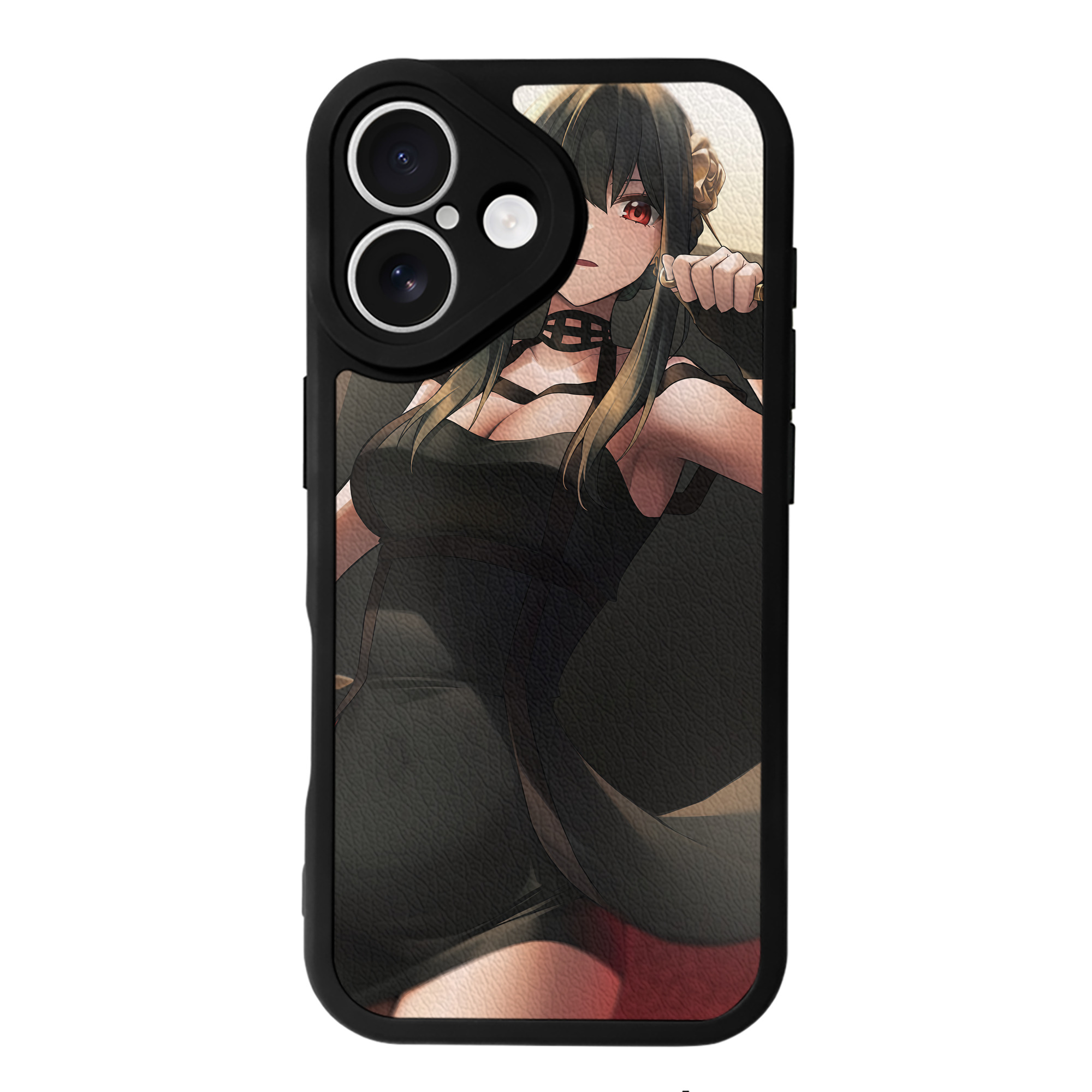 （画像用） SPY×FAMILY间谍家家酒 【iPhone 16シリーズ対応】シリコンスマホケース（レザー調） 材質：シリコン
